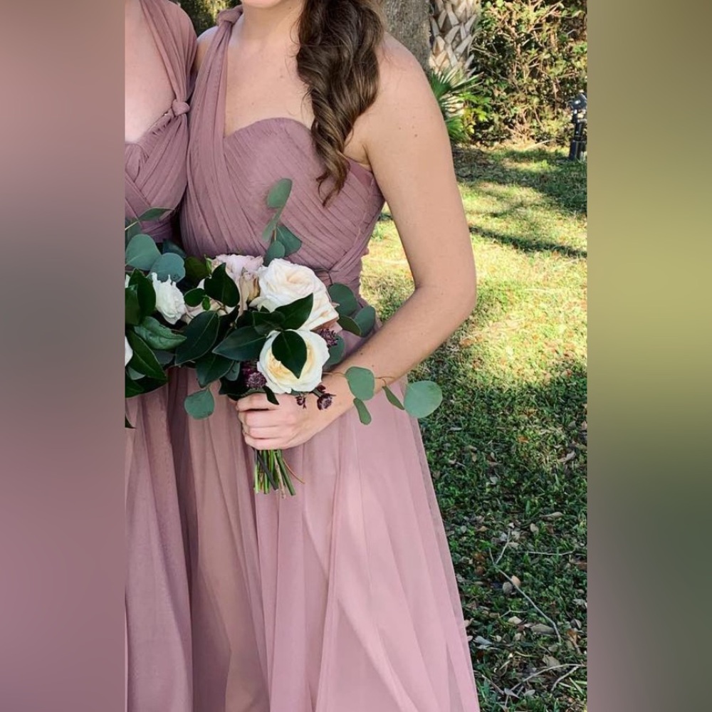 Elegant Mauve Bridesmaid Dress